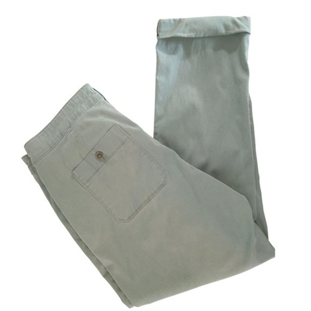 NYDJ Reese Relaxed Chino Sage Green Lift Tuck Pants Womens Size‎ 10 Utility - Picture 3 of 13